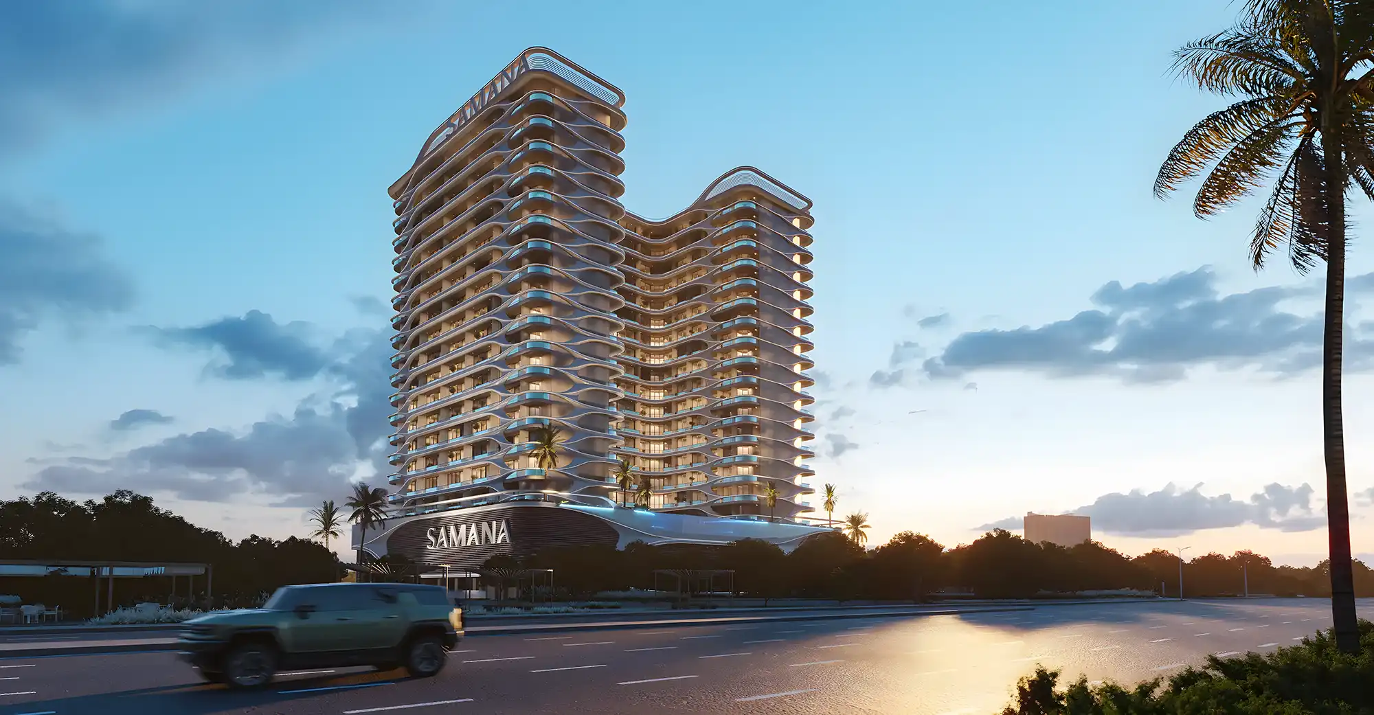 Samana Boulevard Heights | Contemporary Apartments with Private Pools